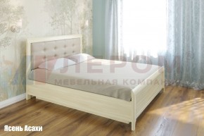 Кровать КР-1034 с мягким изголовьем в Качканаре - kachkanar.mebel-74.com | фото
