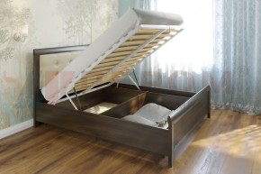 Кровать КР-1034 с мягким изголовьем в Качканаре - kachkanar.mebel-74.com | фото