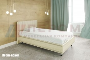 Кровать КР-2011 с мягким изголовьем в Качканаре - kachkanar.mebel-74.com | фото
