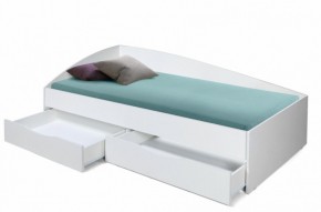 Кровать одинарная "Фея - 3" асимметричная 1900х800 (белая) в Качканаре - kachkanar.mebel-74.com | фото