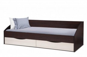 Кровать одинарная "Фея - 3" симметричная New (2000Х900) венге/вудлайн кремовый в Качканаре - kachkanar.mebel-74.com | фото