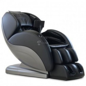 Массажное кресло PS6500 черно-серебряное в Качканаре - kachkanar.mebel-74.com | фото