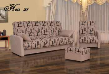Комплект мягкой мебели НЕО 21М (3+1+ Пуф) в Качканаре - kachkanar.mebel-74.com | фото