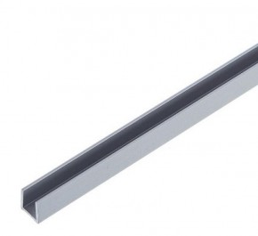 Планка торцевая "П" 4 мм для стеновой панели (алюминий) в Качканаре - kachkanar.mebel-74.com | фото