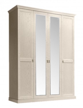 Шкаф 4-х дверный (2 зеркала) для платья и белья Венеция дуб седан (ВНШ1/4) в Качканаре - kachkanar.mebel-74.com | фото