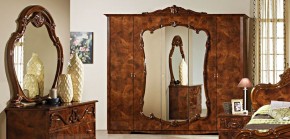 Шкаф 5-и дверный с зеркалами (20.145) Тициана (орех) в Качканаре - kachkanar.mebel-74.com | фото
