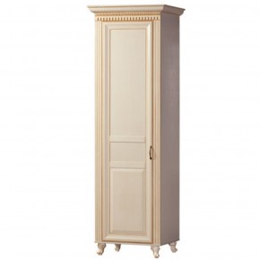 Шкаф для одежды 1-дверный №472 Марлен Кремовый белый в Качканаре - kachkanar.mebel-74.com | фото
