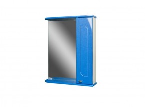Шкаф-зеркало Радуга Синий металлик 50 ПРАВЫЙ АЙСБЕРГ (DA1128HZR) в Качканаре - kachkanar.mebel-74.com | фото