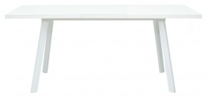 Стол ФИН 120 Белый, стекло/ Белый каркас М-City в Качканаре - kachkanar.mebel-74.com | фото