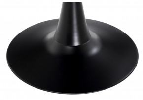 Стол стеклянный Tulip 90x74 black glass в Качканаре - kachkanar.mebel-74.com | фото