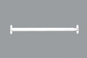 Турник-перекладина раздвиж 1300-1500мм цв.белый в Качканаре - kachkanar.mebel-74.com | фото