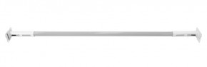 Турник раздвижной 1450-1700 цв. белый-серый FLEXTER PROFI в Качканаре - kachkanar.mebel-74.com | фото
