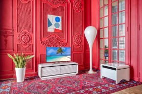 ТВ-тумба 3D Modo Due 135 см в Качканаре - kachkanar.mebel-74.com | фото