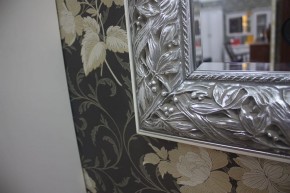 Зеркало большое Тиффани Premium черная/серебро (ТФ/02(П) в Качканаре - kachkanar.mebel-74.com | фото