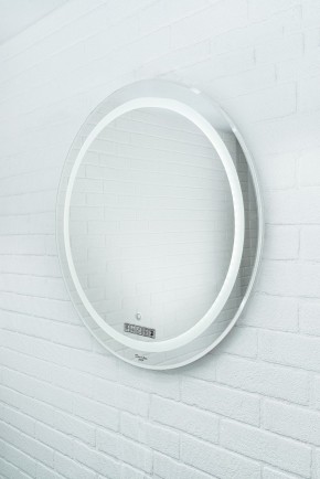 Зеркало Gia 75 white с подсветкой Sansa (SGa1044Z) в Качканаре - kachkanar.mebel-74.com | фото