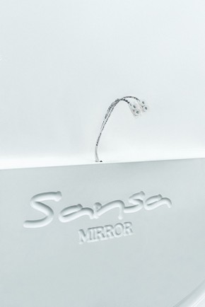 Зеркало Gia 75 white с подсветкой Sansa (SGa1044Z) в Качканаре - kachkanar.mebel-74.com | фото