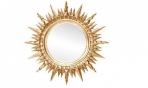 Зеркало круглое золото (1810(1) в Качканаре - kachkanar.mebel-74.com | фото