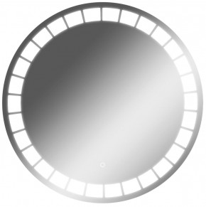 Зеркало Маскат 700х700 с подсветкой Домино (GL7057Z) в Качканаре - kachkanar.mebel-74.com | фото