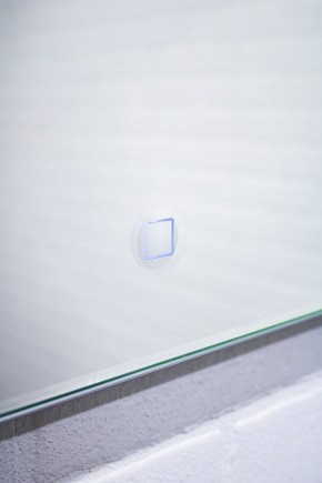 Зеркало Quadro 100 alum (линза) с подсветкой Sansa (SQL1030Z) в Качканаре - kachkanar.mebel-74.com | фото
